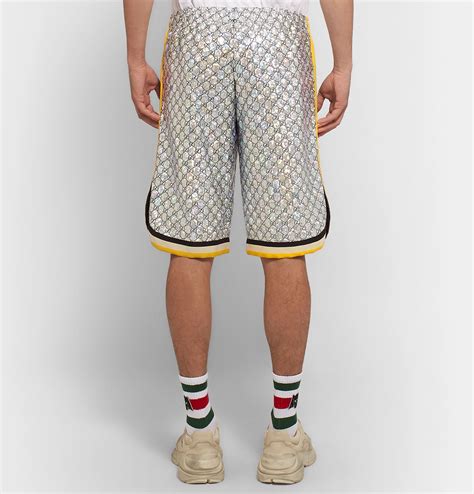 rainbow gucci shorts.